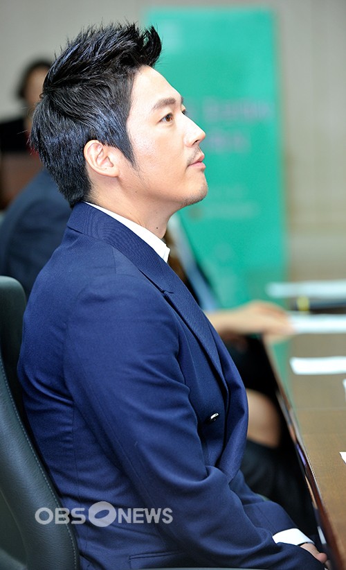 [OBS포토] '한글 홍보대사' 장혁, 날카로운 옆모습!